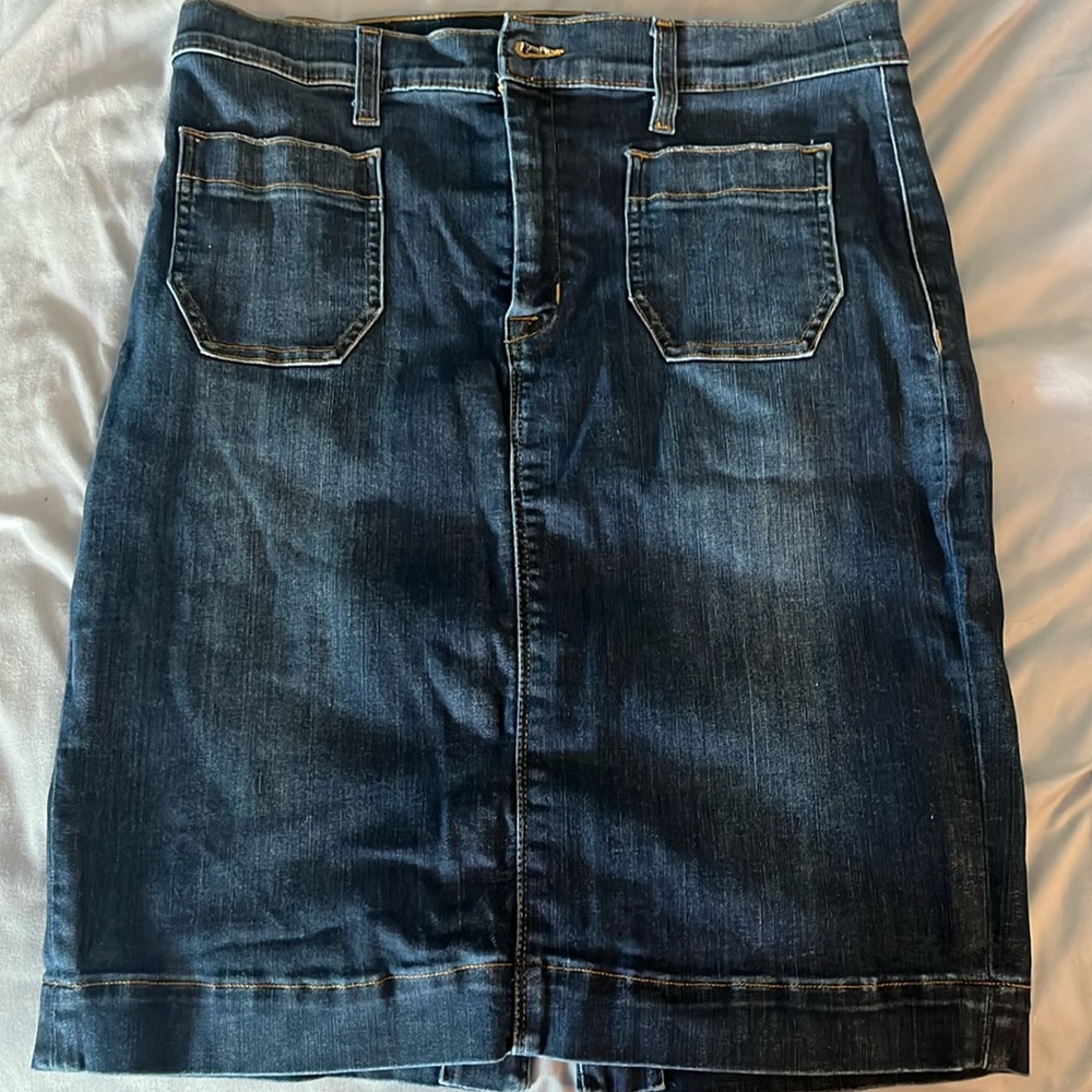 EUC Hudson denim stretchy skirt